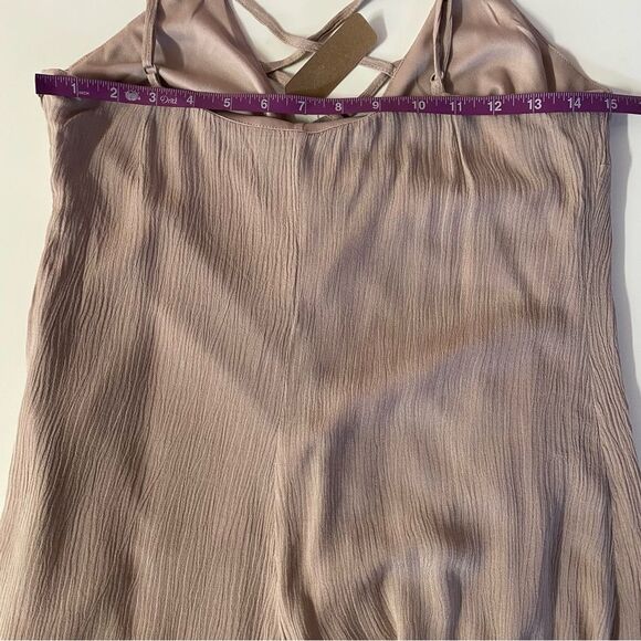 Irene’s Story Fashion On Earth Tannish Blush Romper Size M NWT - Picture 7 of 14